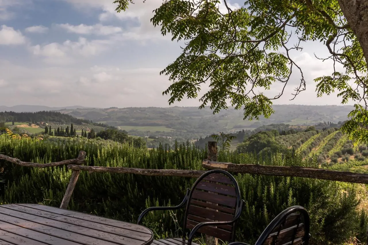 הוילה סן קאסיאנו ב-ואל די פזה Tenuta Il Corno Agriturismo בית חווה