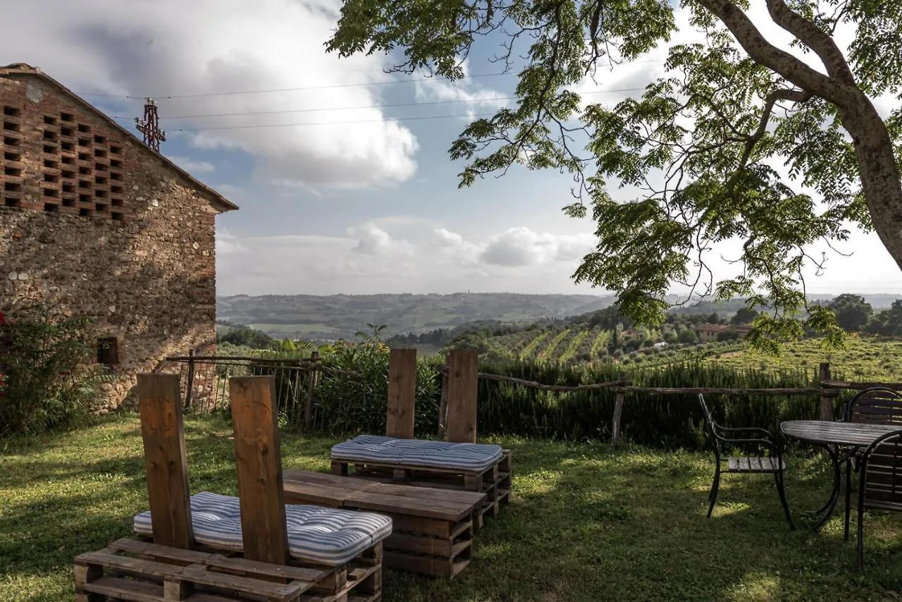 בית חווה הוילה סן קאסיאנו ב-ואל די פזה Tenuta Il Corno Agriturismo