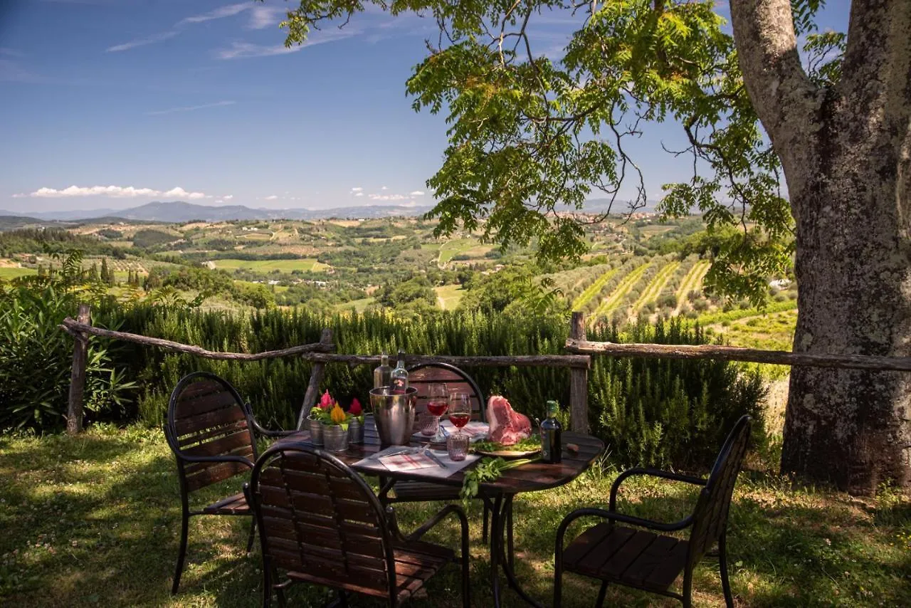 הוילה סן קאסיאנו ב-ואל די פזה Tenuta Il Corno Agriturismo איטליה